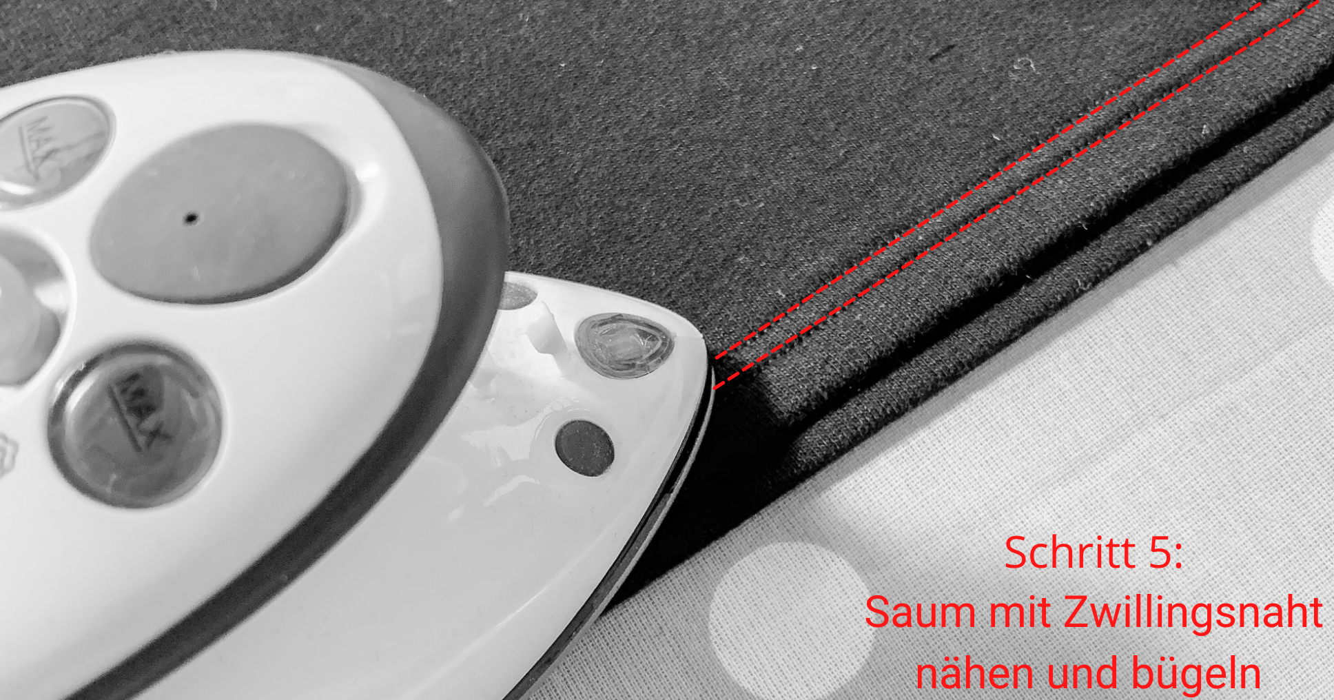 5 SCHRITTE ZUM PERFEKTEN SAUM FÜR ELASTISCHE STOFFE