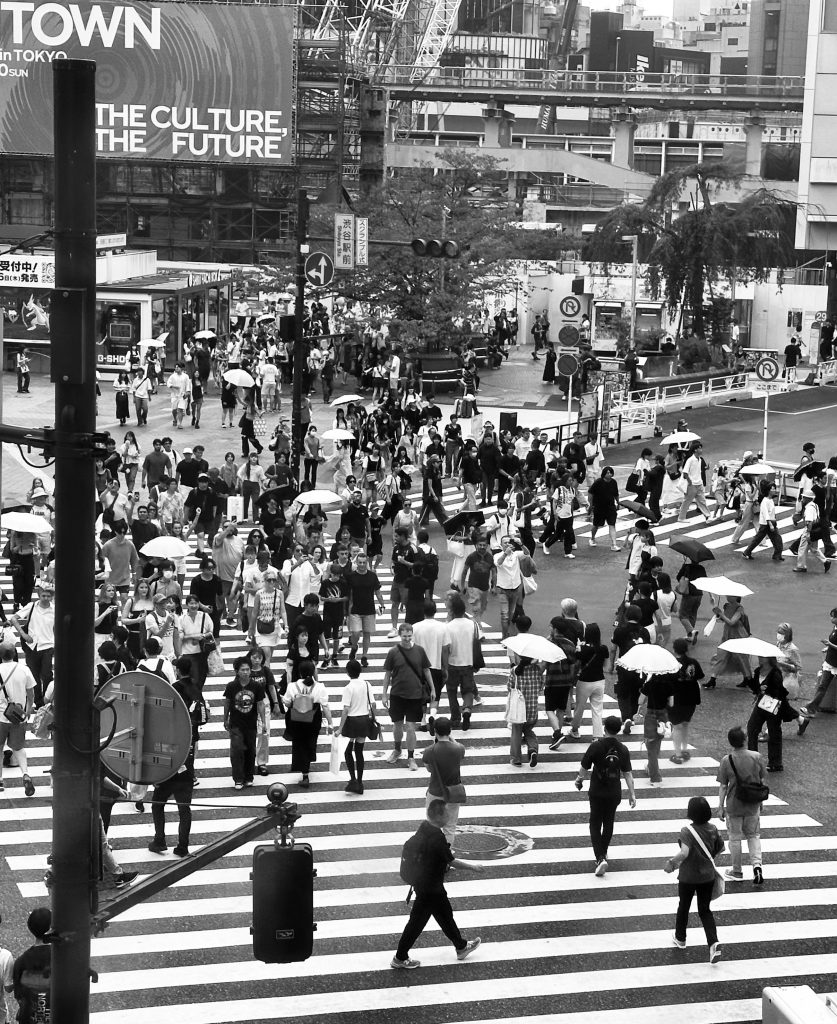 Shibuya- Crossing in Tokio